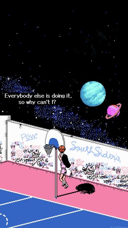 Обои 8-битные вычисления, эстетика, мир, арт, линия в разрешении 1080x1920