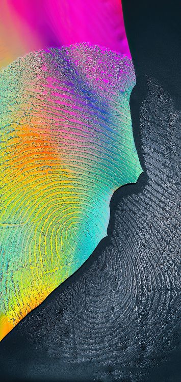 Обои крупный план, лазурный, склон, полутона и оттенки, электрик в разрешении 1422x3000