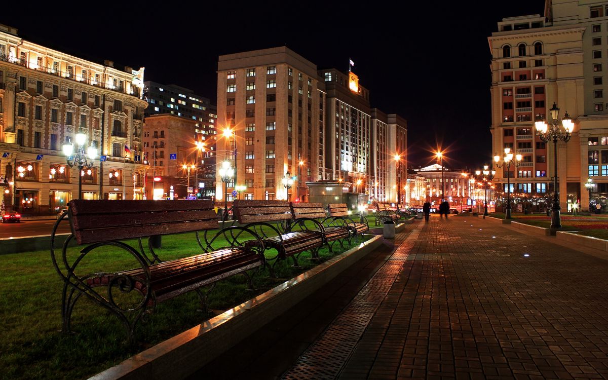 Обои улица, ночь, город, городской район, метрополия в разрешении 2560x1600