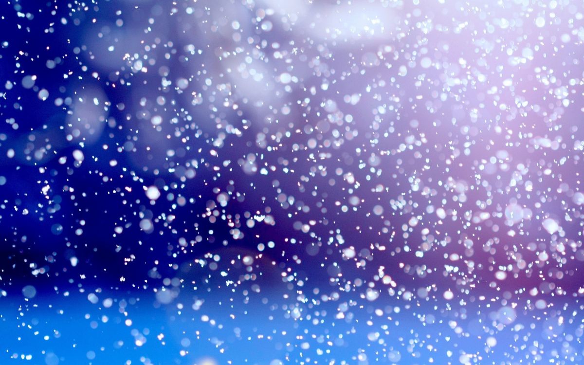 Обои снег, синий, пурпур, вода, космос в разрешении 1920x1200