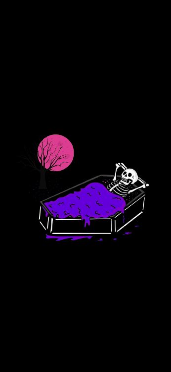 Обои автомобильное освещение, Фиолетовый, пурпурный цвет, арт, рисование в разрешении 1080x2340