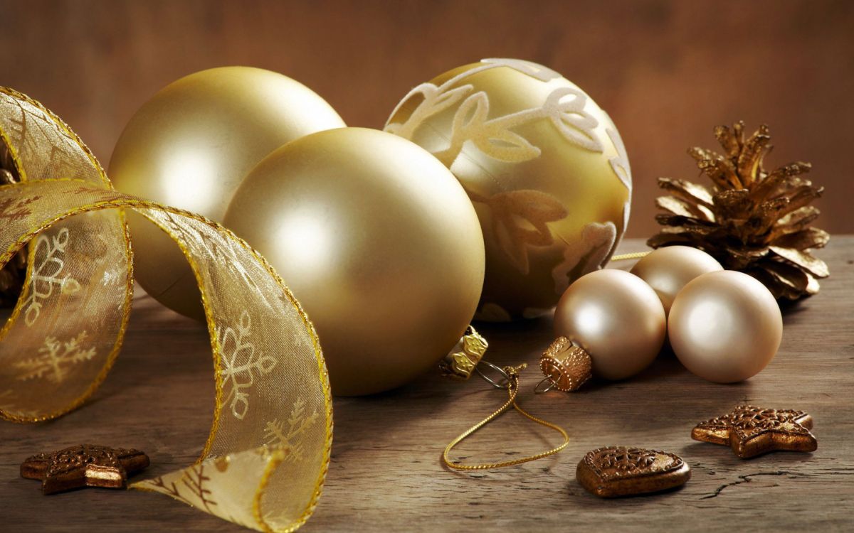 Обои Рождественский день, праздник, рождественский орнамент, натюрморт, Рождественские украшения в разрешении 2880x1800