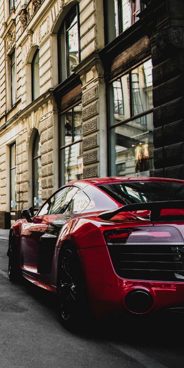 Обои Ауди R8 Спайдер, audi, Ауди Р8 2023 года, легковые автомобили, спорткар в разрешении 1500x3000