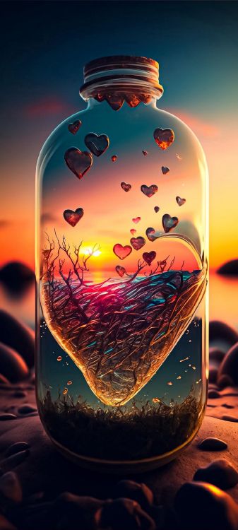 Обои андроид, луназ, вода, жидкий, свет в разрешении 1080x2400