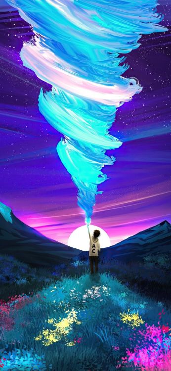 Обои ios, андроид, яблоко, Броли500, iOS 14 в разрешении 1096x2375