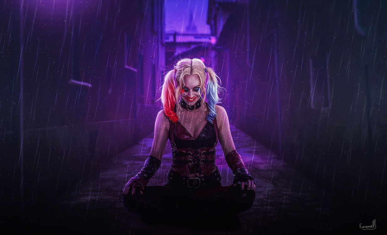 Обои пурпур, темнота, Цифровой композитинг, фикция, суперзлодей в разрешении 3000x1824