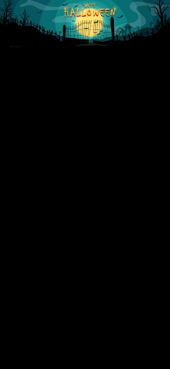 Обои Хэллоуин, земля, черный, темнота, серый цвет в разрешении 1080x2340