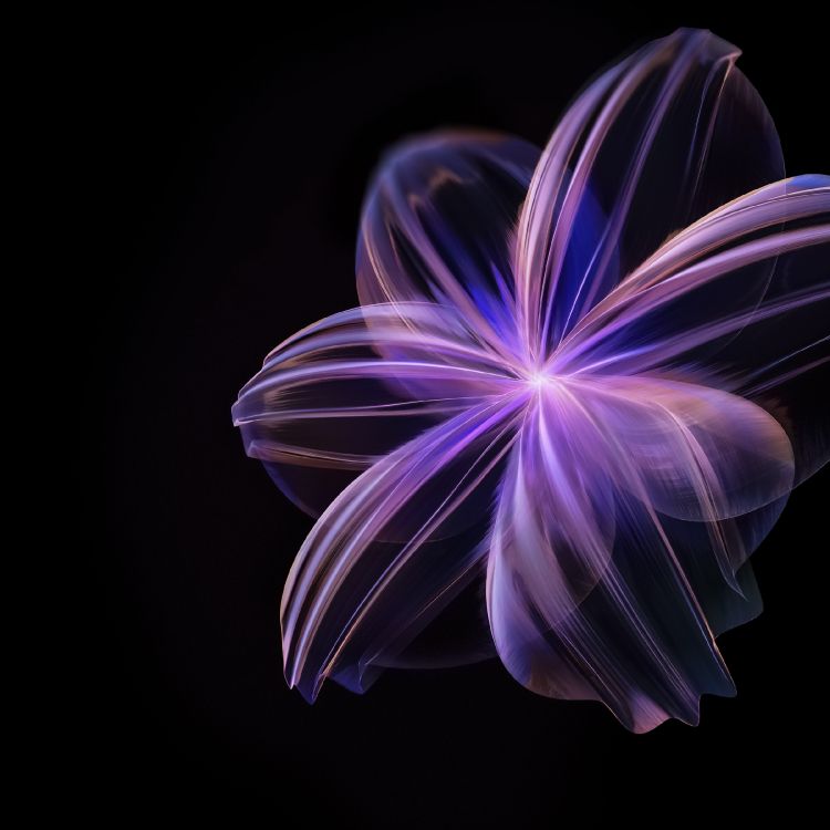 Обои фрактальное искусство, честь, честь 80 за, смартфон, Huawei в разрешении 2400x2400