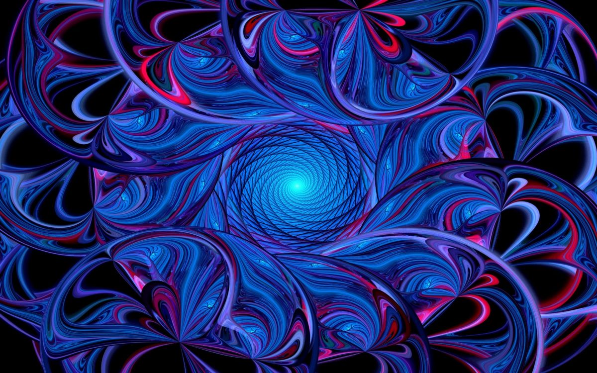 Обои свет, фрактальное искусство, узор, психоделическое искусство, пурпур в разрешении 1920x1200