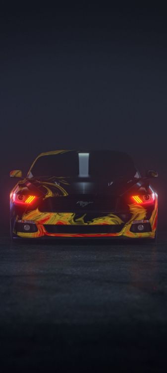 Обои Форд Мустанг, ford, легковые автомобили, компания Ford, спорткар в разрешении 1080x2400