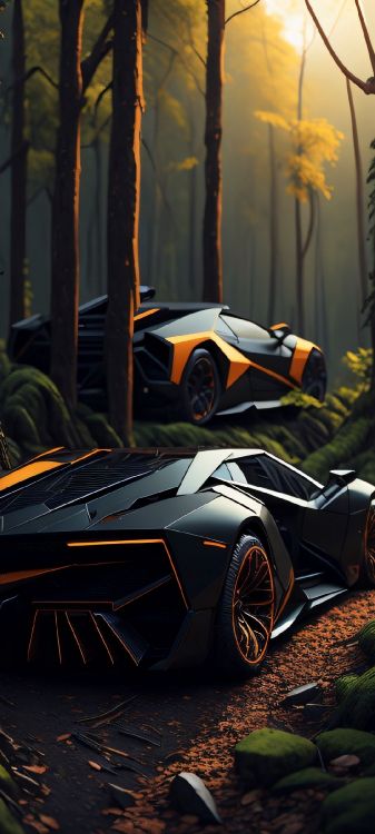 Обои Ламборгини авентадор, легковые автомобили, спорткар, Ламборджини, суперкар в разрешении 1080x2400