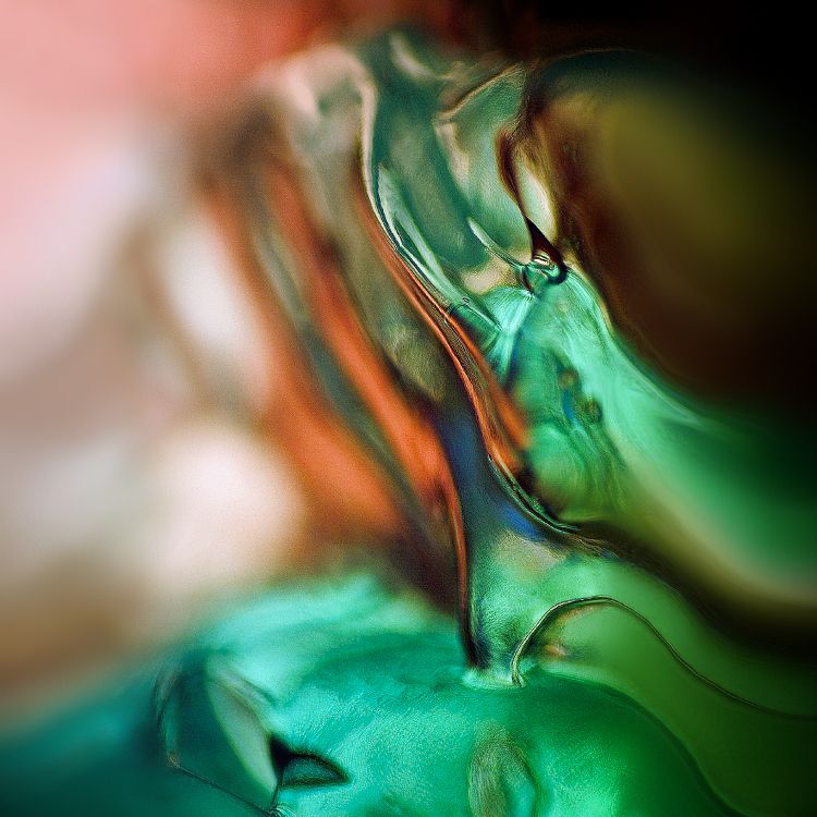 Обои С10, смартфон, Один пользовательский интерфейс, вода, зеленый в разрешении 2560x2560