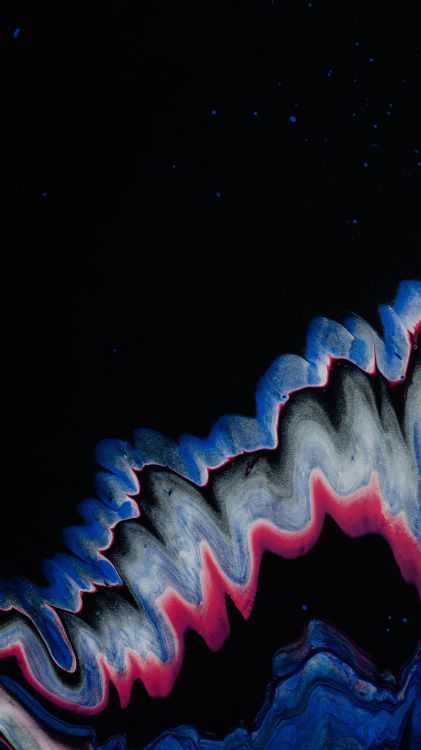 Обои живопись, абстрактное искусство, арт, автомобильные шины, лазурный в разрешении 2160x3840