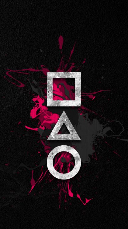 Обои арт, пурпурный цвет, символ, темнота, иллюстрация в разрешении 4320x7680