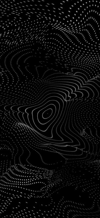Обои черный и белый, визуальное искусство, дизайн, арт, узор в разрешении 1080x2340