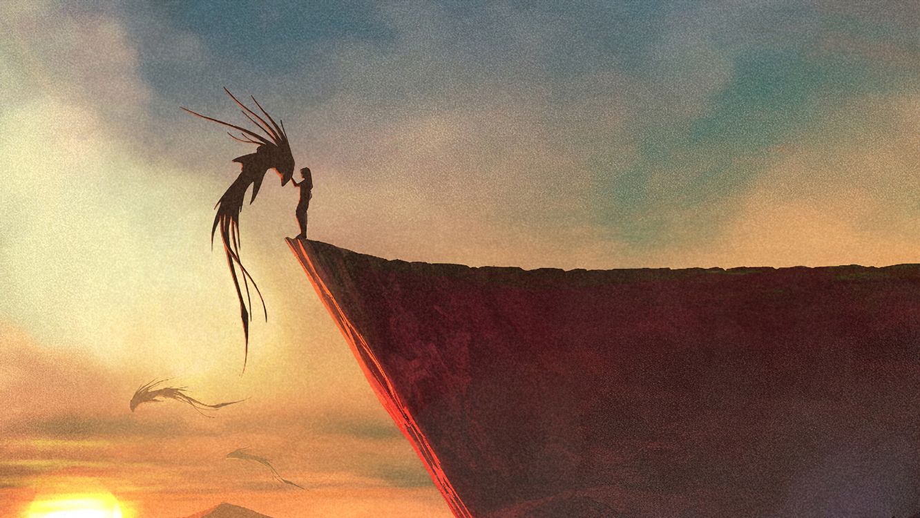 Обои живопись, акварельная живопись, иллюстрация, визуальное искусство, облако в разрешении 3000x1688