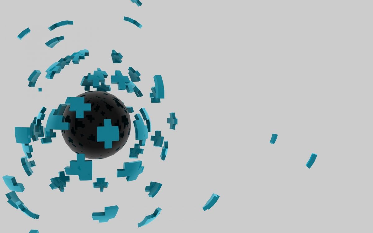 Обои синий, графический дизайн, технологии, синий цвет, шрифт в разрешении 1920x1200