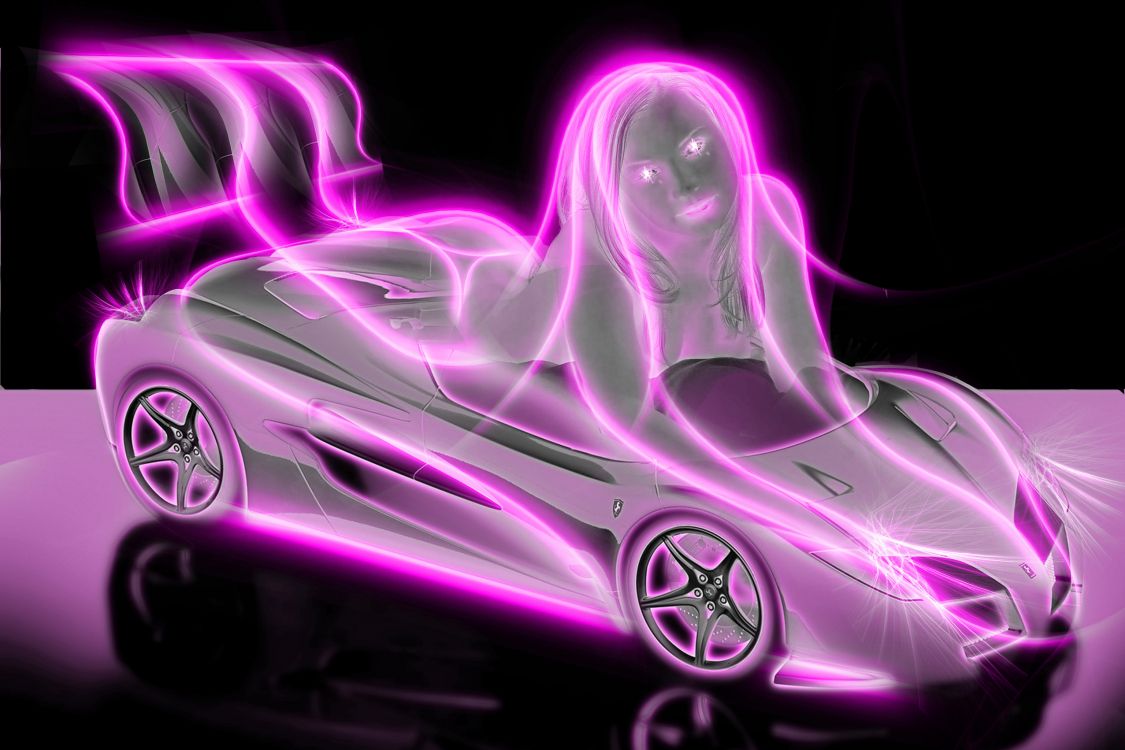 MCLAREN p1 РІ РЅРµРѕРЅРµ