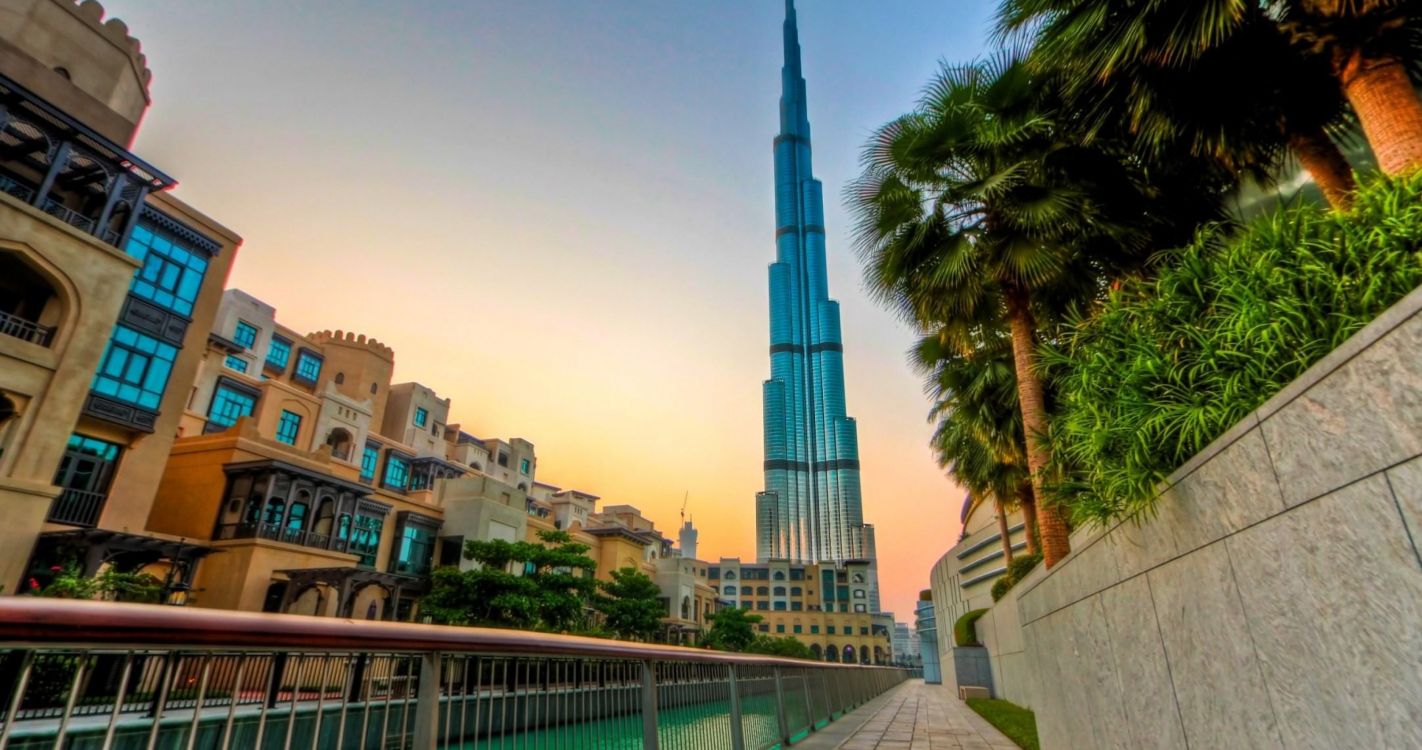 Обои Бурдж Халифа, вышка, здание, небоскреб, город в разрешении 4096x2160