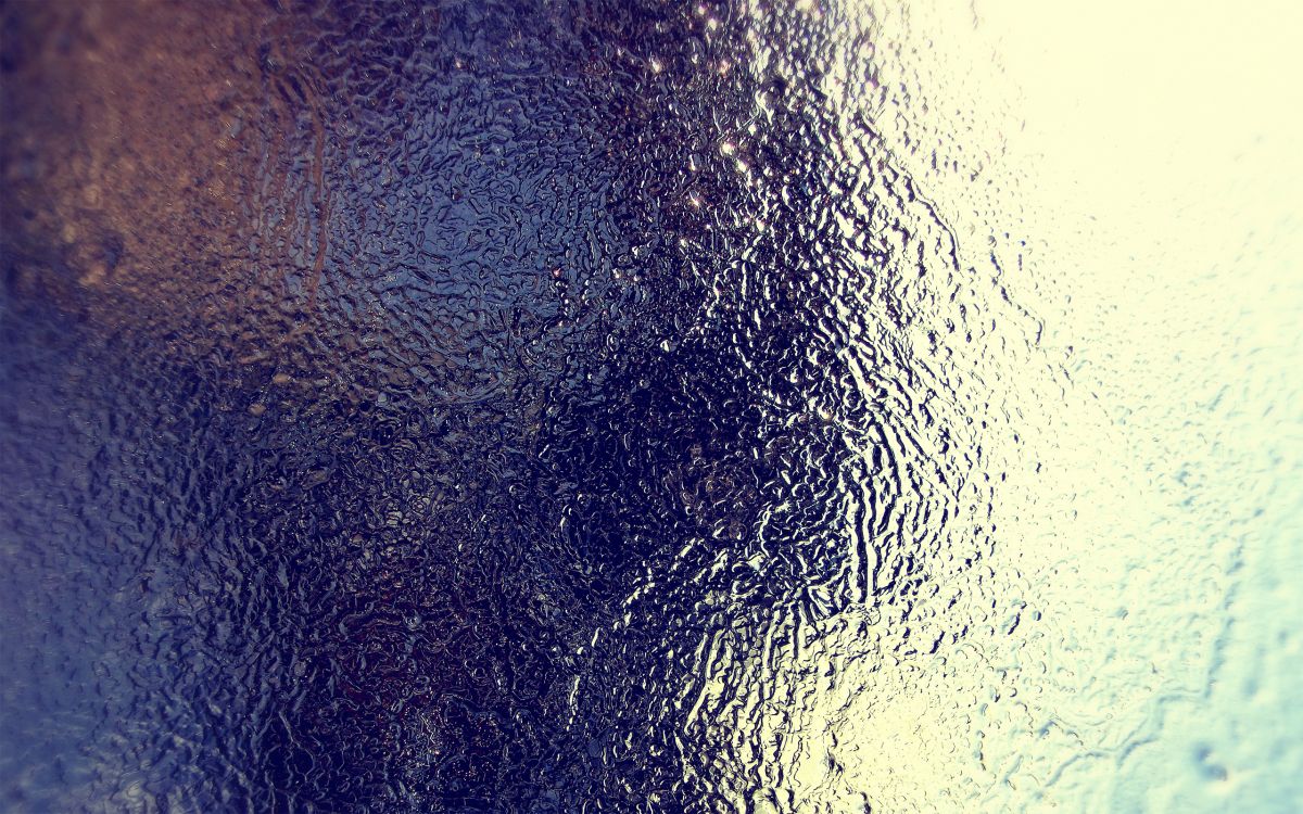 Обои окно, мороз, вода, лед, синий в разрешении 2560x1600