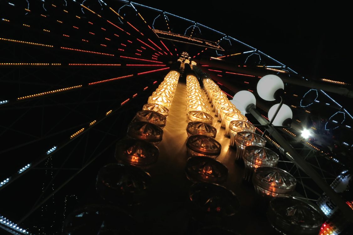 Обои свет, ночь, достопримечательность, освещение, архитектура в разрешении 3670x2445