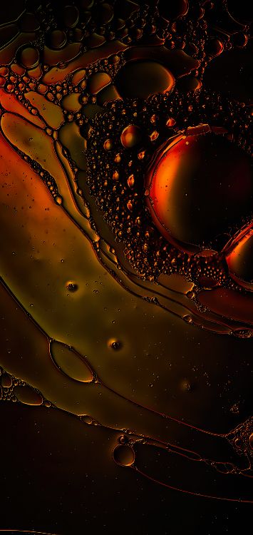 Обои атмосфера, вода, жидкий, Янтарь, жидкость в разрешении 1422x3000