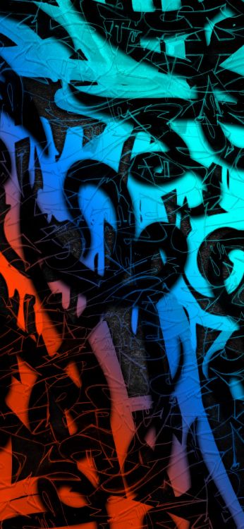 Обои визуальное искусство, художественная краска, живопись, арт, рисование в разрешении 1080x2340