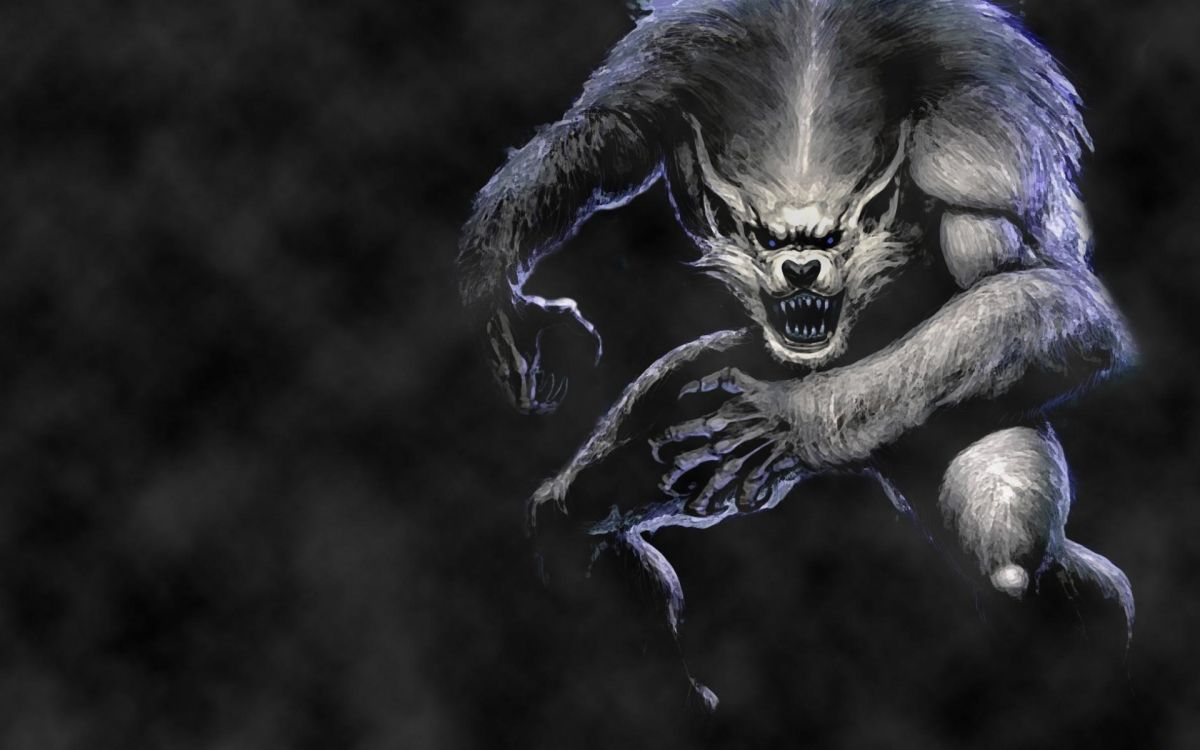 Обои мифическое существо, вымышленный персонаж, черно белое, морда, организм в разрешении 1920x1200