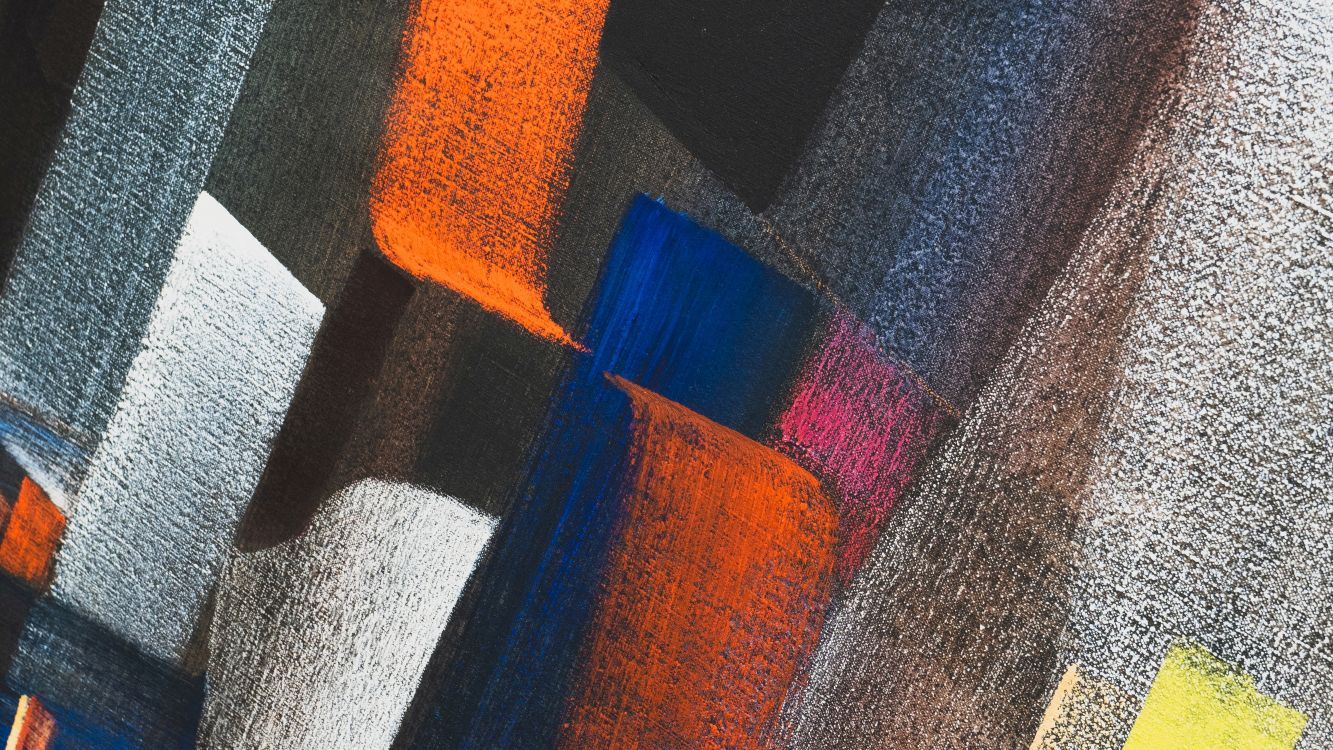 Обои синий, Апельсин, красный цвет, свет, красочность в разрешении 4000x2250