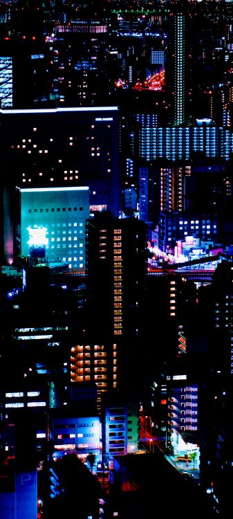 Обои город, здание, небоскреб, электричество, башня в разрешении 2160x4800