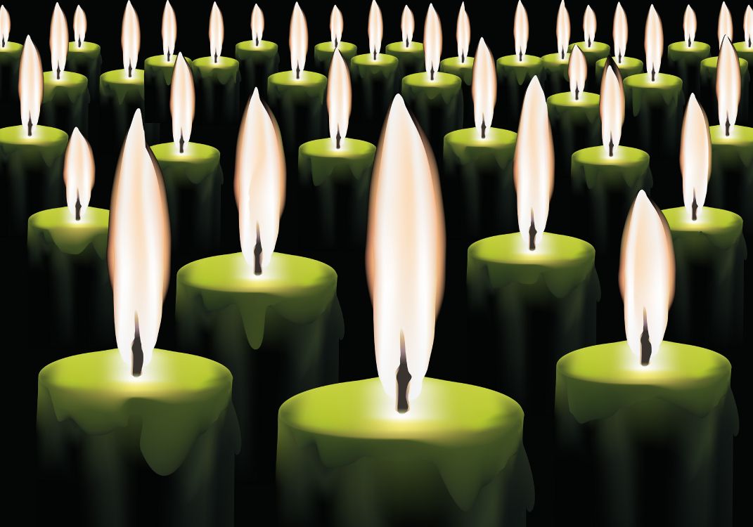 Обои горящая свеча, свеча, пламя, свет, освещение в разрешении 5657x3960