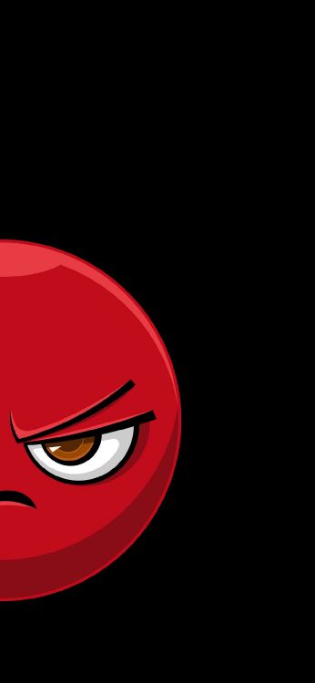 Обои эмоджи, эмодзи искусство, ресничка, жест, арт в разрешении 1080x2340