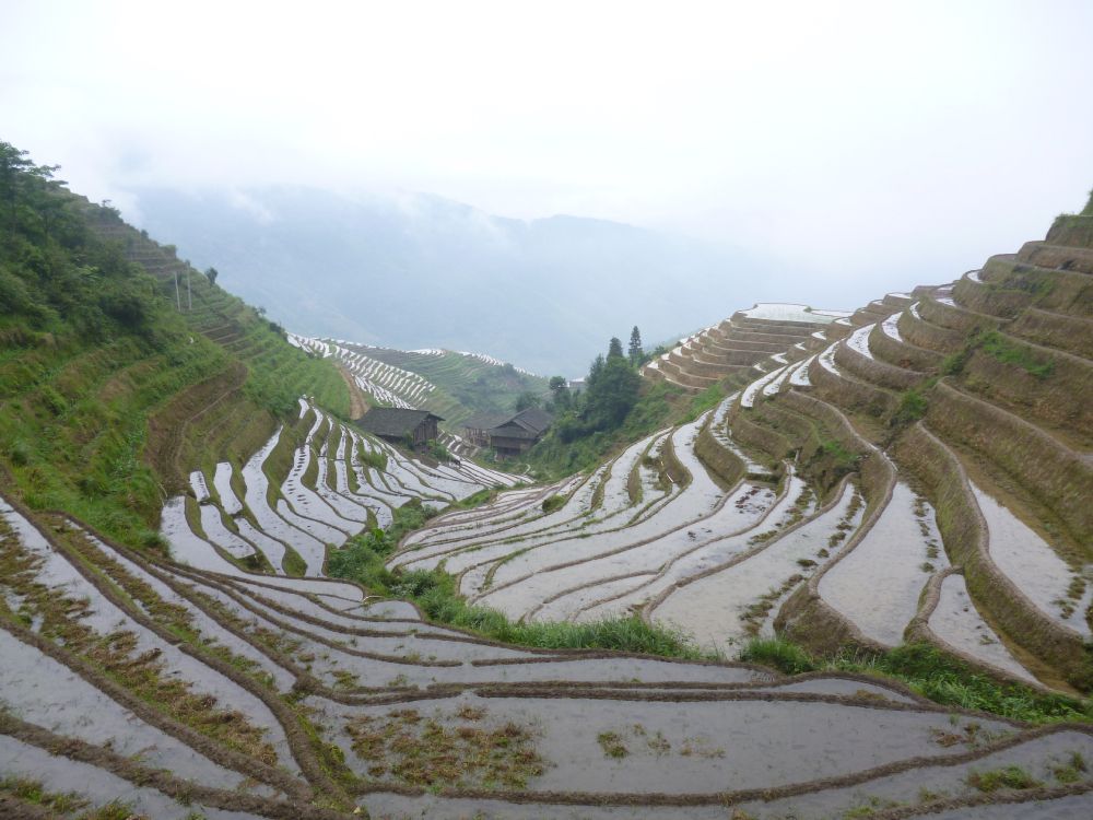 Обои терраса, нагорье, пейзаж, горная станция, гора в разрешении 4320x3240