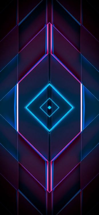 Обои свет, пурпур, прямоугольник, Визуальный эффект освещения, этаж в разрешении 1080x2340