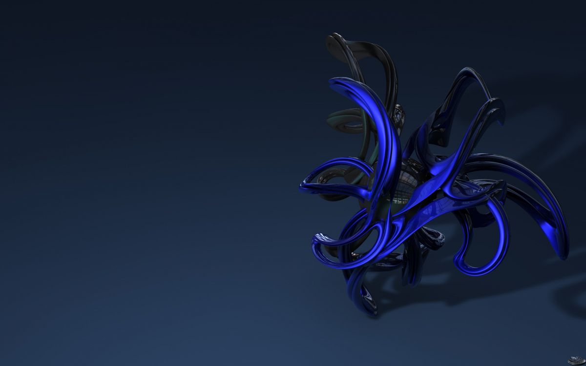 Обои синий кобальт, синий, электрик, графика, пурпур в разрешении 2560x1600