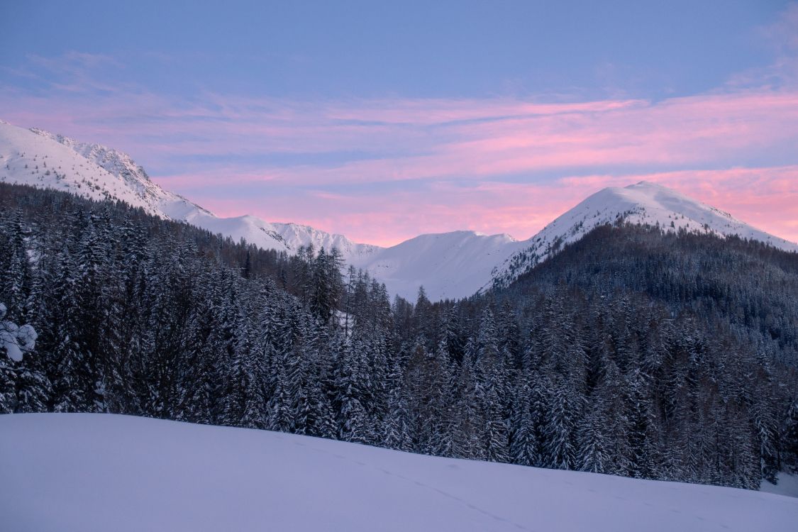 Обои снег, зима, горный рельеф, гора, природа в разрешении 5472x3648