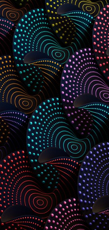 Обои узор, свет, природа, черный, арт в разрешении 1421x3000