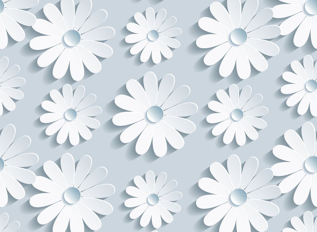 Обои цветок, цветочный дизайн, текстура, дизайн, белые в разрешении 4134x3030