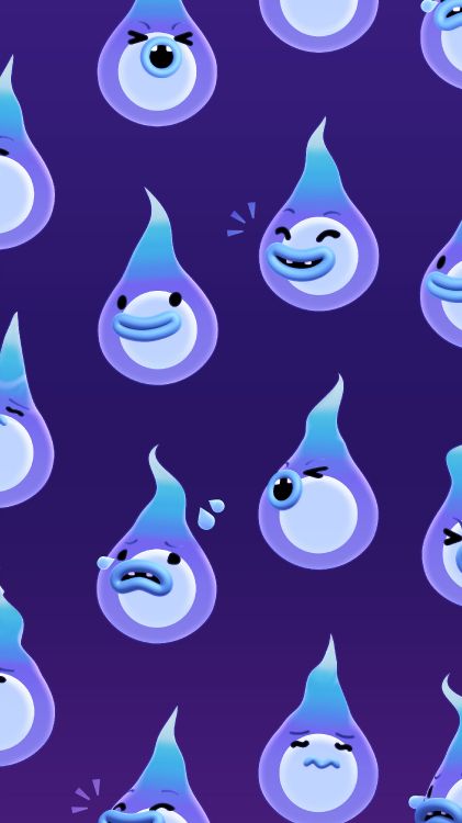 Обои узор, животное пересекает новые горизонты, белые, свет, синий в разрешении 2250x4000