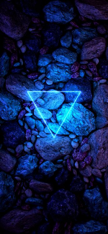 Обои неоновое освещение, свет, электрик, узор, арт в разрешении 1260x2730