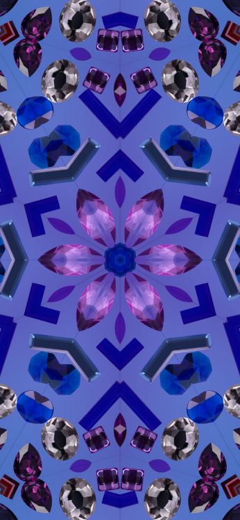 Обои яблоко, ios, калейдоскоп, apple, iOS 17 в разрешении 1290x2796