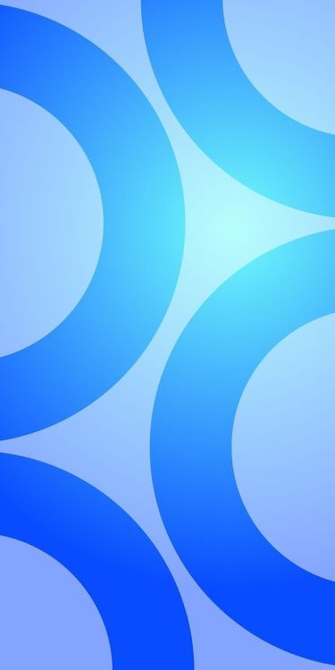 Обои круг, графический дизайн, синий в разрешении 736x1472