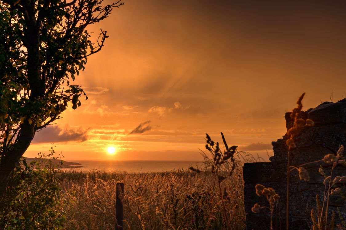 Обои природа, природный ландшафт, закат, восход солнца, облако в разрешении 6719x4477