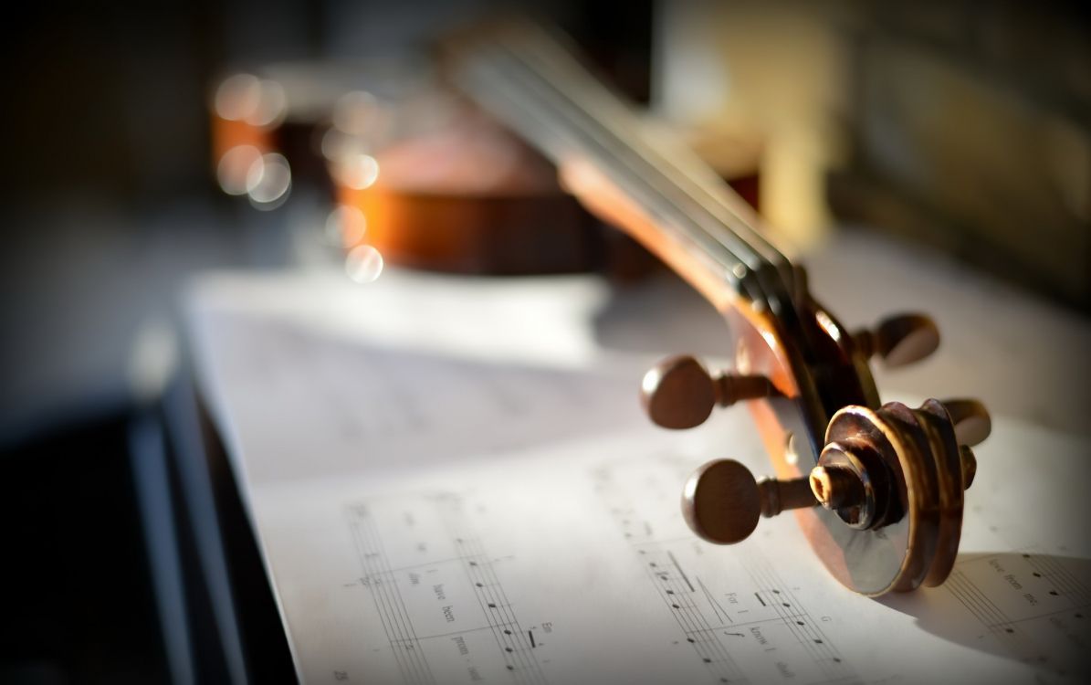 Обои скрипка, виолончель, классическая музыка, музыкальная нота, скрипка семья в разрешении 2047x1284