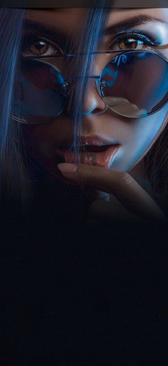 Обои женщина, графический дизайн, Альбом, визуальное искусство, губа в разрешении 1080x2340