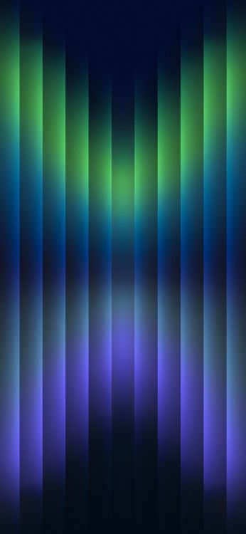 Обои iPhone, iOS 16, яблоко, красочность, синий в разрешении 1420x3073