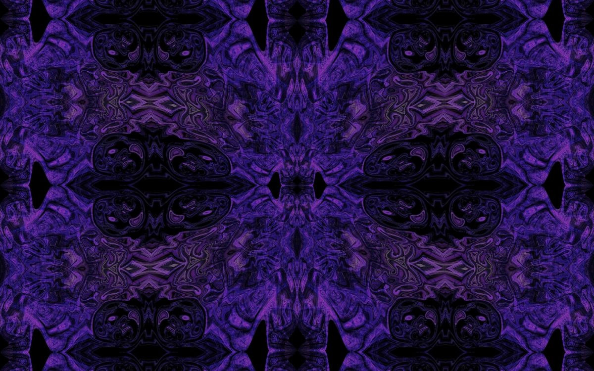 Обои калейдоскоп, пурпур, Фиолетовый, узор, симметрия в разрешении 2560x1600