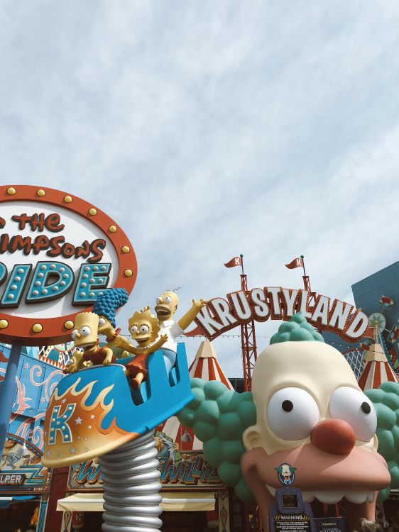 Обои Симпсоны, Симпсоны едут, достопримечательность, Уолта Диснея, туризм в разрешении 3025x4032