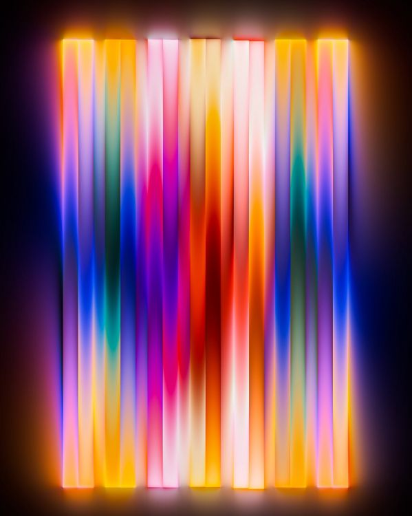 Обои свет, арт, цветной, освещение, damonxart в разрешении 1638x2048