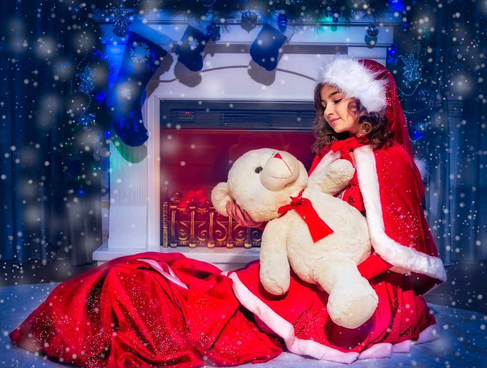 Обои Рождественский день, Рождество, Санта-Клаус, праздник, событие в разрешении 1920x1453